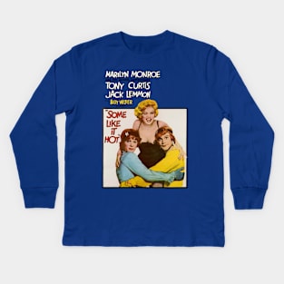 SOME LIKE IT HOT Movie Poster Kids Long Sleeve T-Shirt